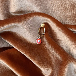 Red Evil Eye - Faux Belly Ring
